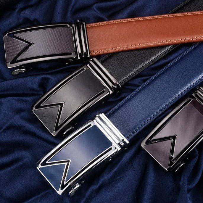 High-quality leather belts for men