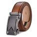 Formal leather belts for men