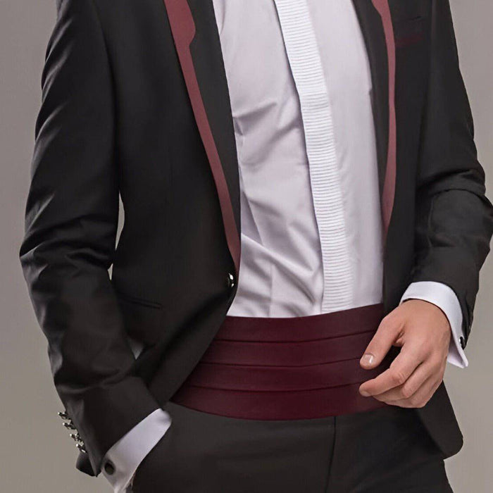 Stylish silk cummerbund for men