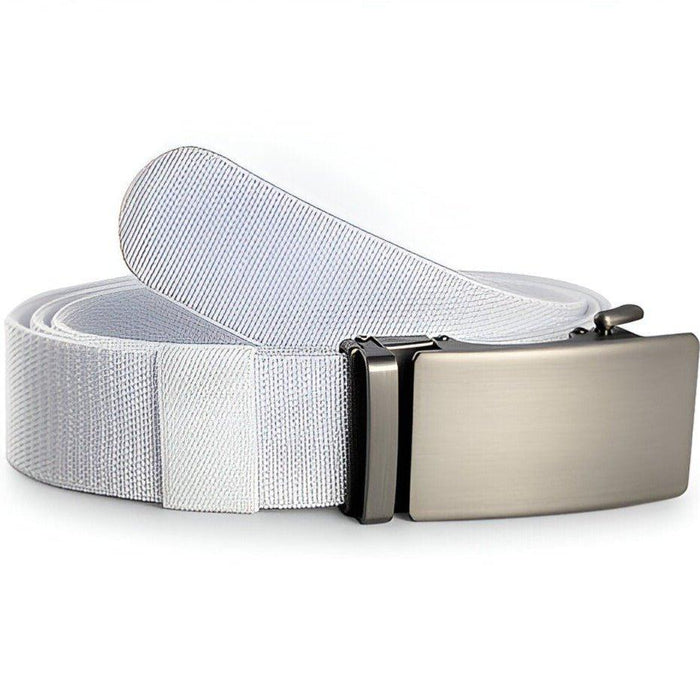 Men's Elastic Canvas Belt with Automatic Buckle