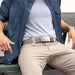 Men's Elastic Canvas Belt with Automatic Buckle