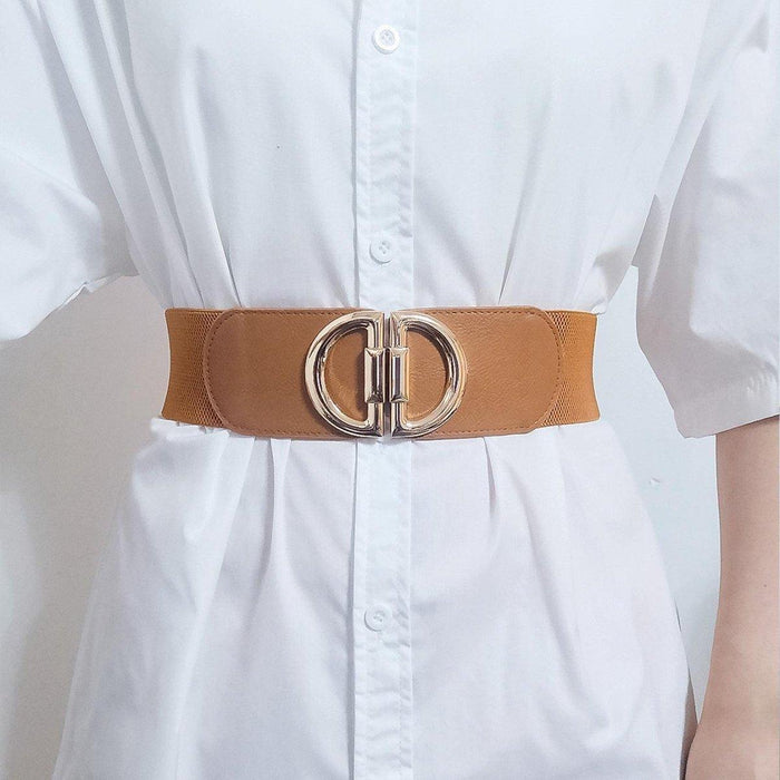 Ceinture élastique taille haute, pour femme, modèle Éliane - Artynov | Unique Handmade Accessories