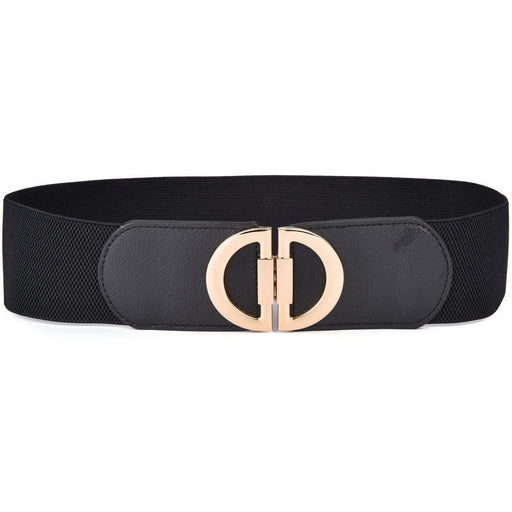 Ceinture élastique taille haute, pour femme, modèle Éliane