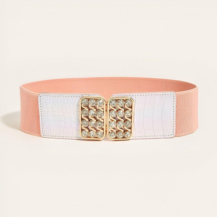 Ceinture élastique taille haute, pour femme, modèle Mélisande