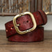 Leather Belt With Marine Patterns For Woman, Kunal Model