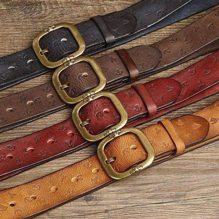 Affordable leather belt for men or women