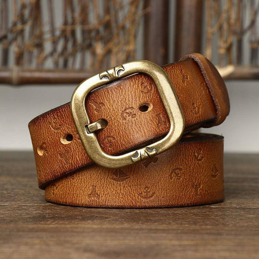 Casual leather belt for men or women
