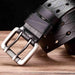 Black leather belts for women