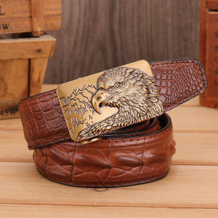 Vintage leather belts for men