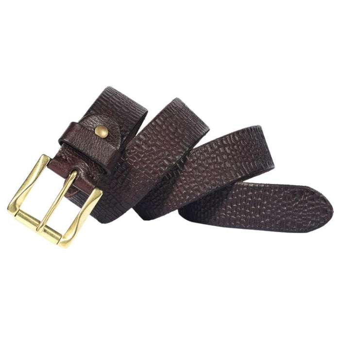 Casual leather belts for men