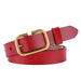 Retro Smooth Leather Belt For Women, Betty Model