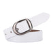 Smooth Leather Belt For Women With Chic Buckle, Karen Model