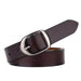 Smooth Leather Belt For Women With Chic Buckle, Karen Model