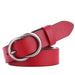 Smooth Leather Belt For Women With Retro Buckle, Erin Model