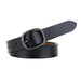 Smooth Leather Belt For Women With Single Buckle, Anni Model