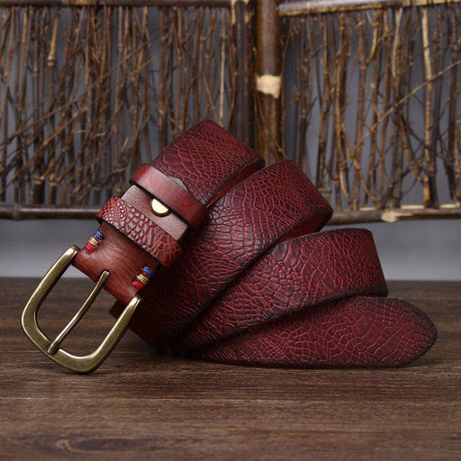 Casual leather belts for men
