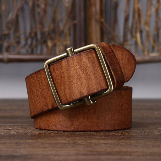 Men's classic leather belts