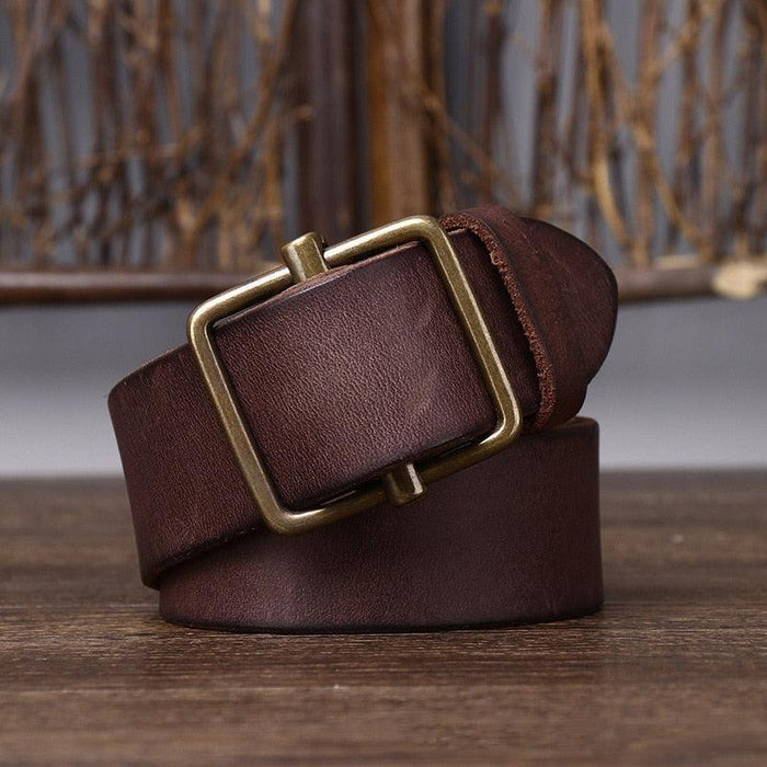 Luxury Formal Leather Belt For Women, Strumiana Model