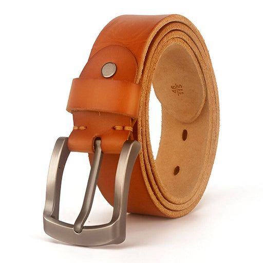 Designer leather belts for men