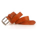 Formal leather belts for men