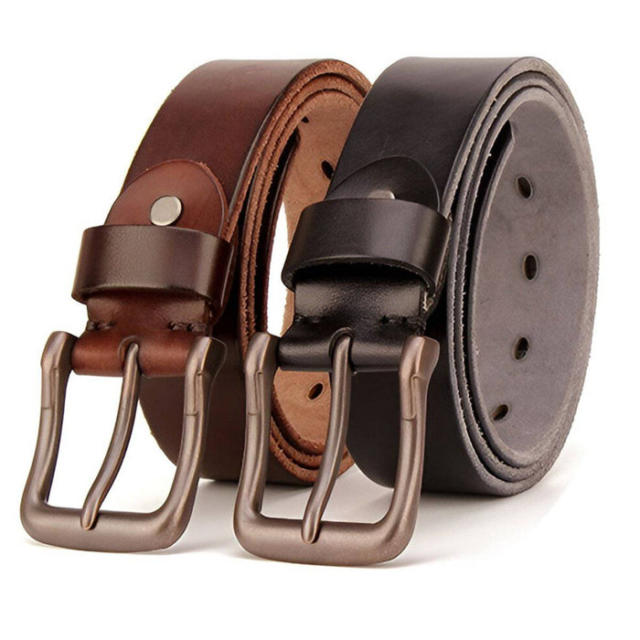 High-quality leather belts for men