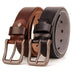 High-quality leather belts for men