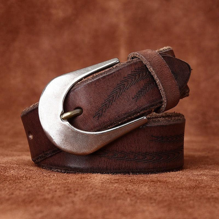 Sophisticated Leather Belt For Women, Ananya Model