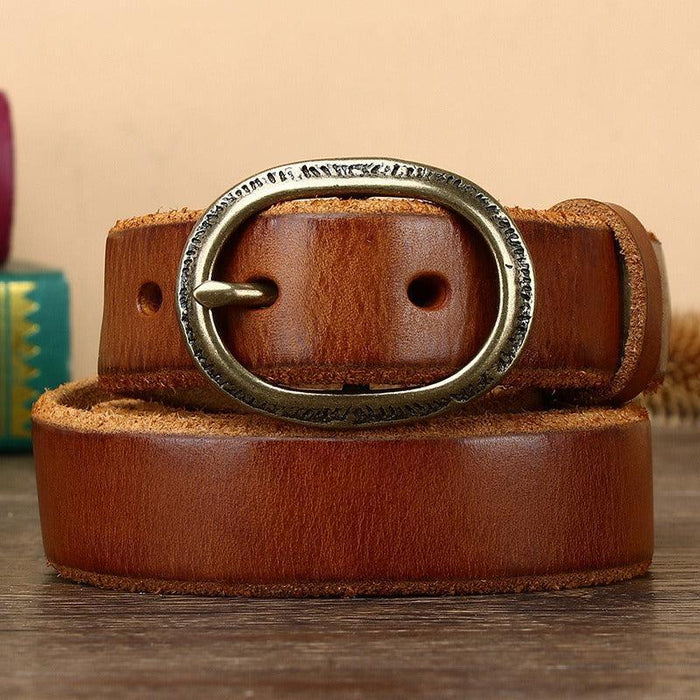 Unique Classic Leather Belt For Women, Anjali Model