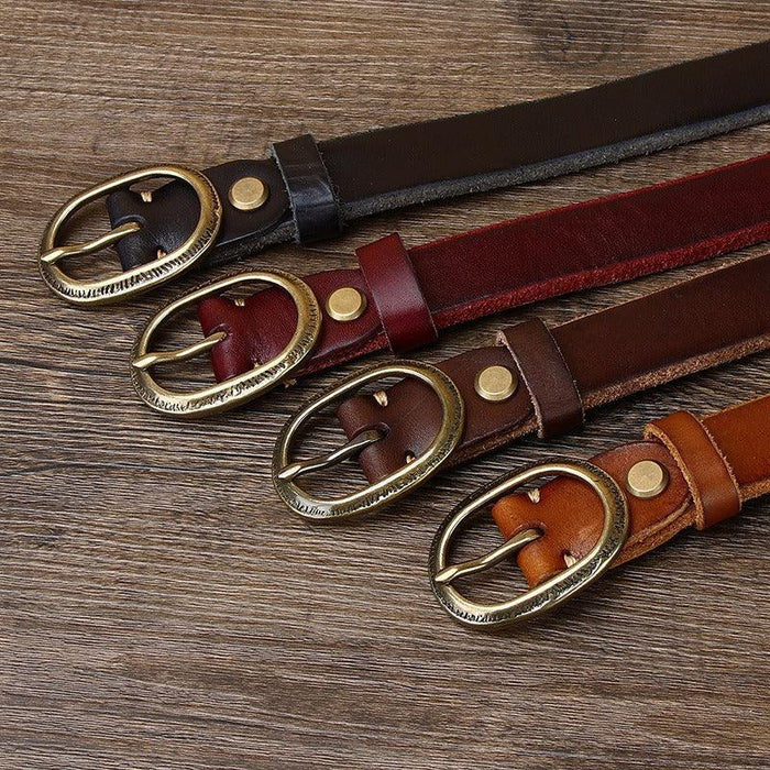 Unique Classic Leather Belt For Women, Anjali Model