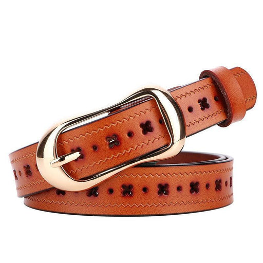 Embroidered belts for women