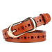 Retro Custom Leather Belt For Women, Astarte Model