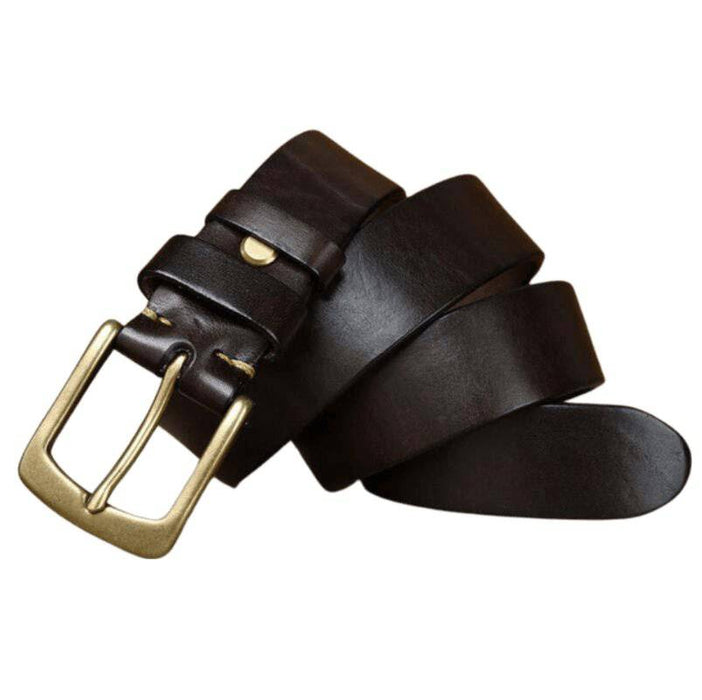 Black leather belts for women