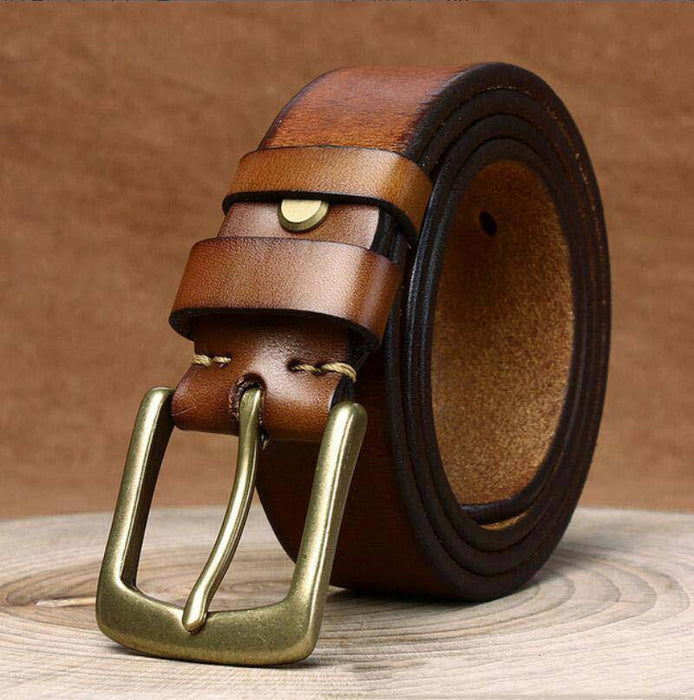 High-quality leather belts for women
