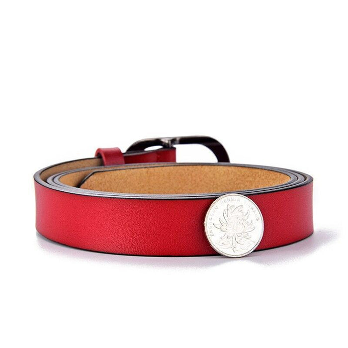 High-quality Leather Belt For Women, Izolda Model