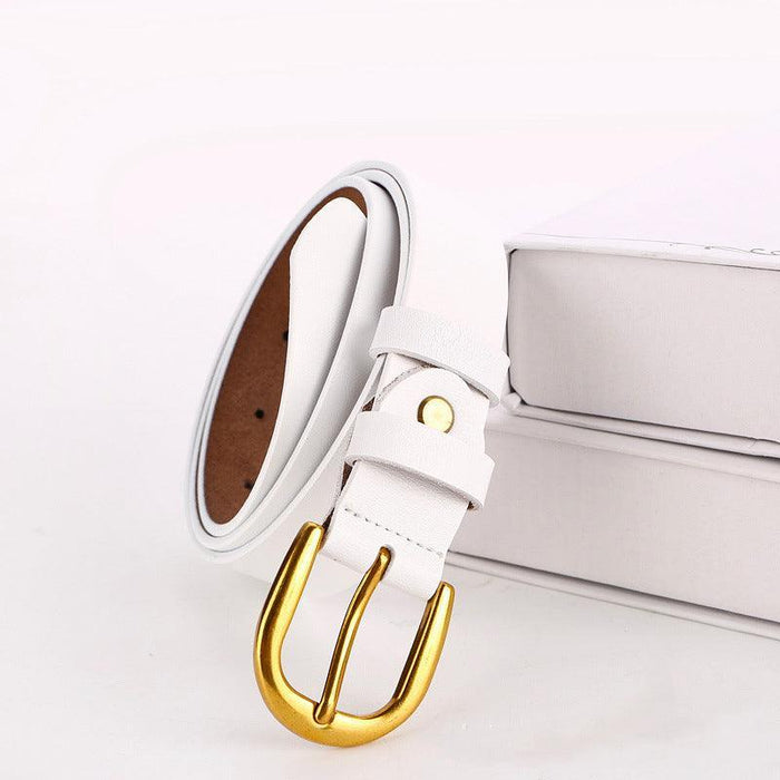 Luxury Office Leather Belt For Women, Kathryn Model