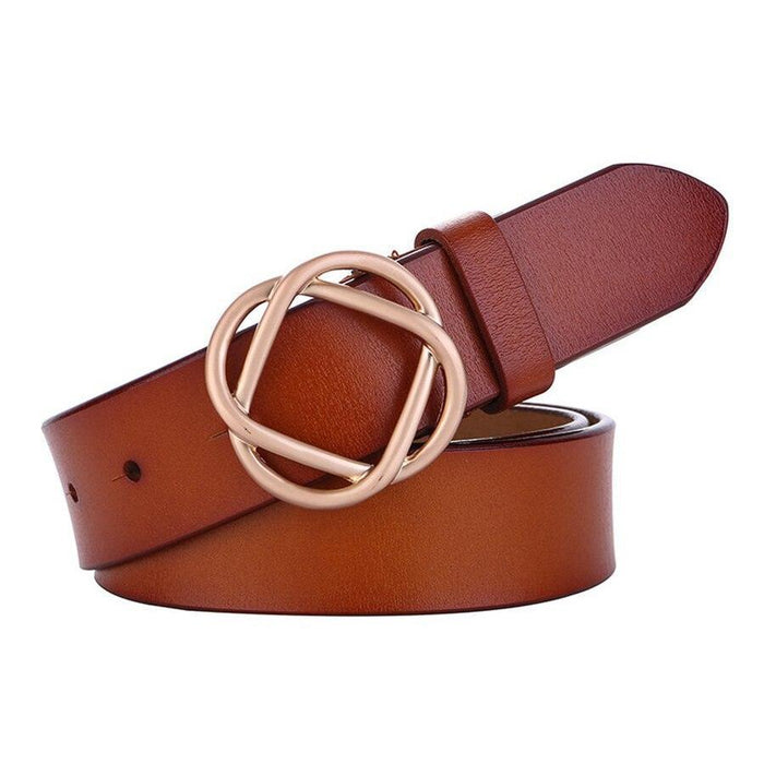 Geometric belts for women