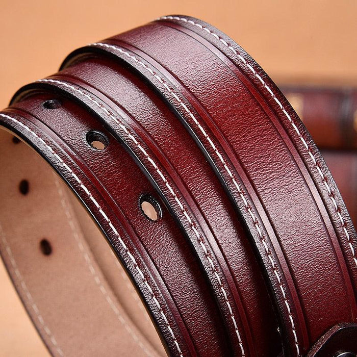 Sophisticated Leather Belt For Women, Nestani Model