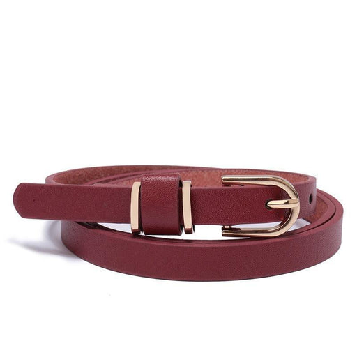 Ceinture en cuir pour femme, modèle Roxane