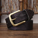 Classic leather belt for men or women