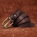 Formal leather belt for men or women