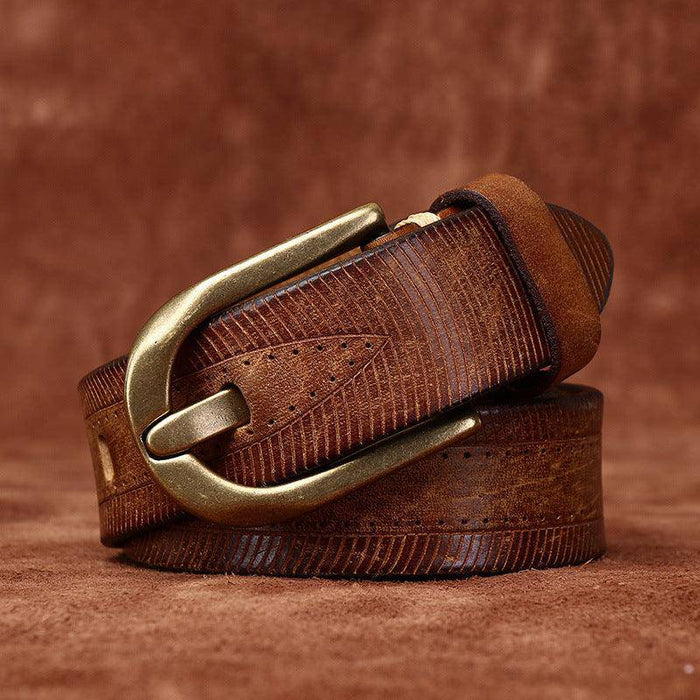 Stylish leather belt for men or women