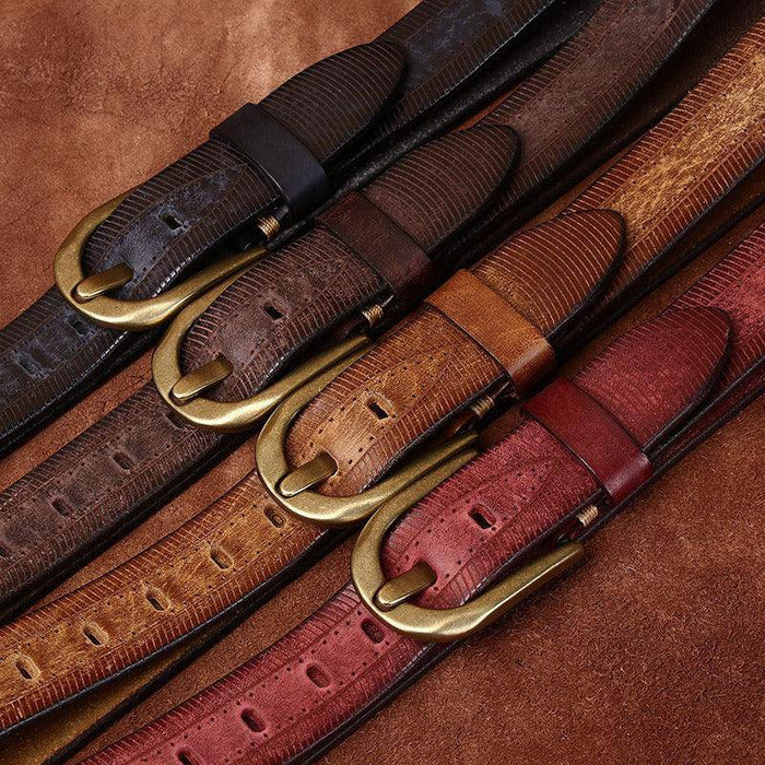 Custom leather belt for men or women