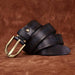 Handmade leather belt for men or women