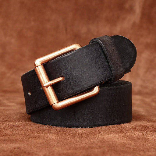 Durable leather belt for men or women