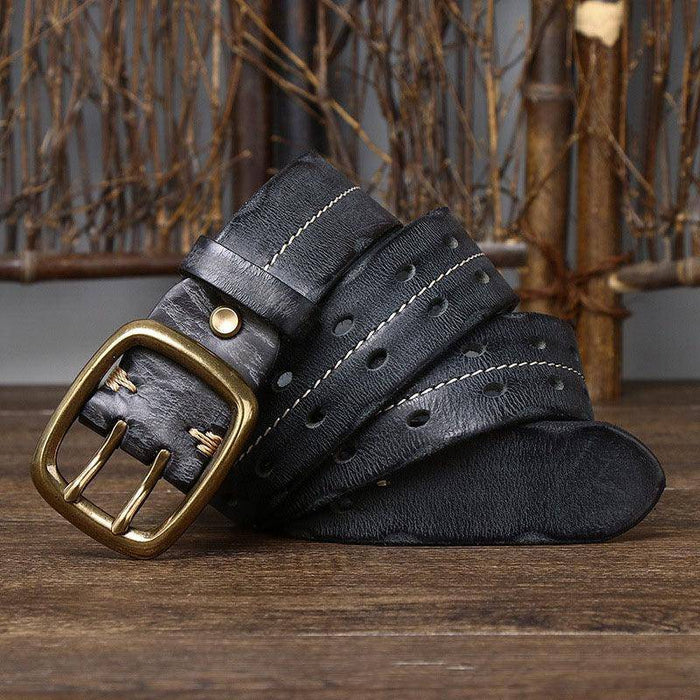 Stylish leather belts for men