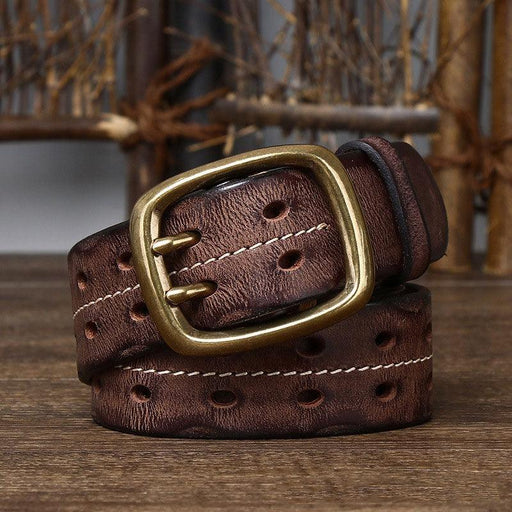 Unique Durable Leather Belt For Women, Pekhrari Model