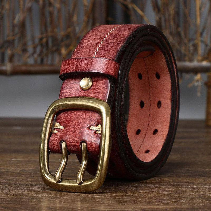 Men's classic leather belts