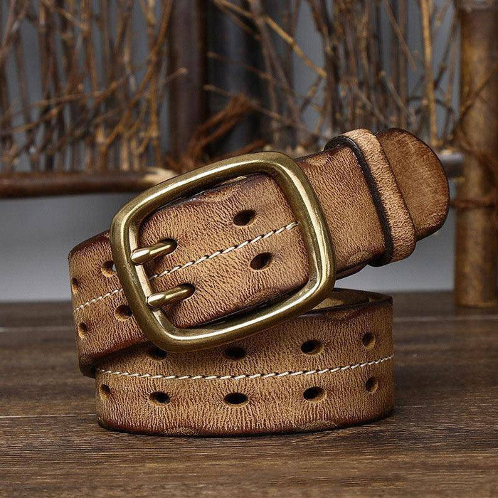 Custom leather belts for men