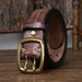 Handmade leather belts for men