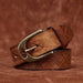 Leather belt for suits for men or women